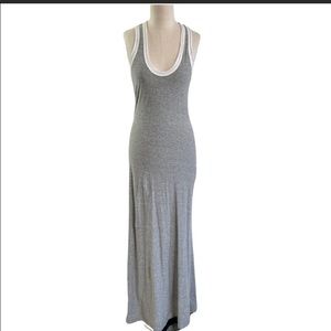 Standard James Perse Maxi Space Gray Cotton Dress Size 2/US M